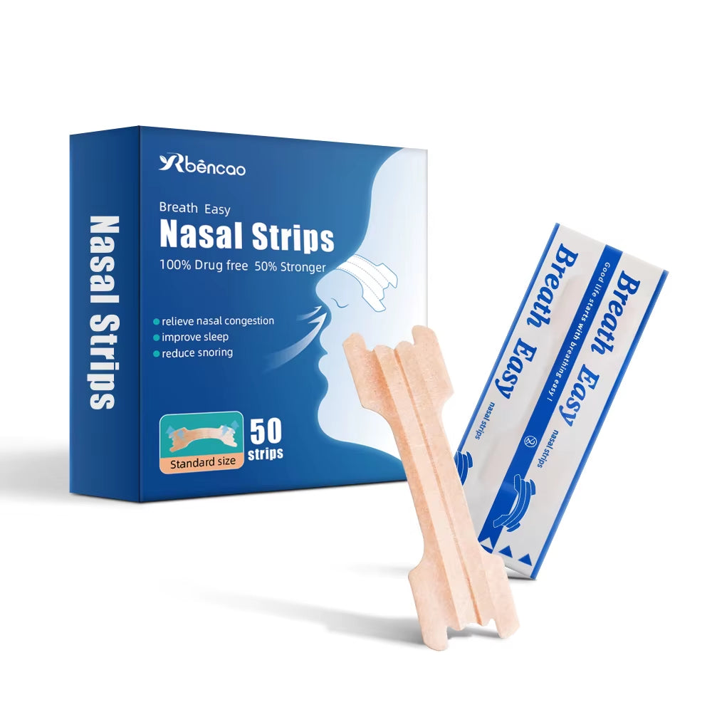 Custom New Nose Strips Breath Right Nasal Strips Breath Easy Storp Snoring OEM Private Logo Printing